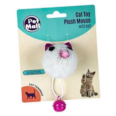 Pet Cat Plush Mouse with Bell